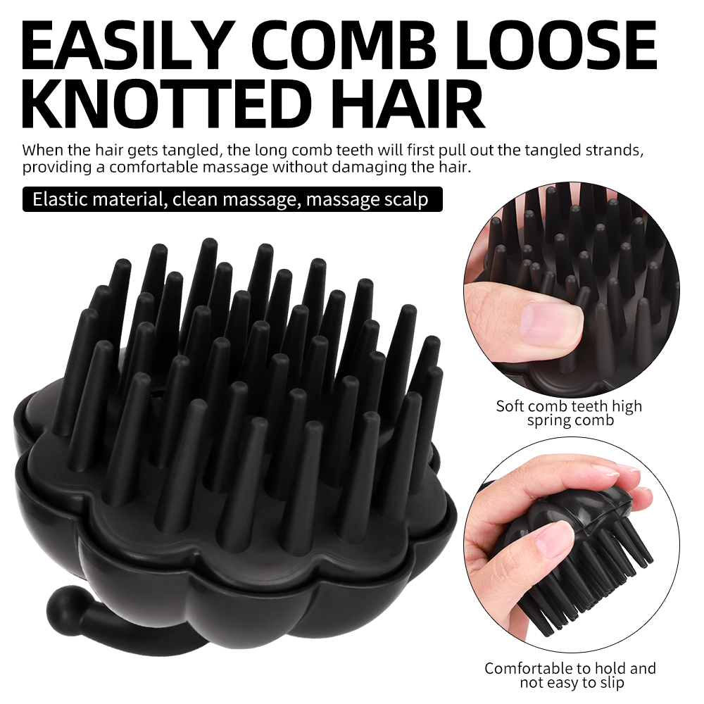 silicone hair brush